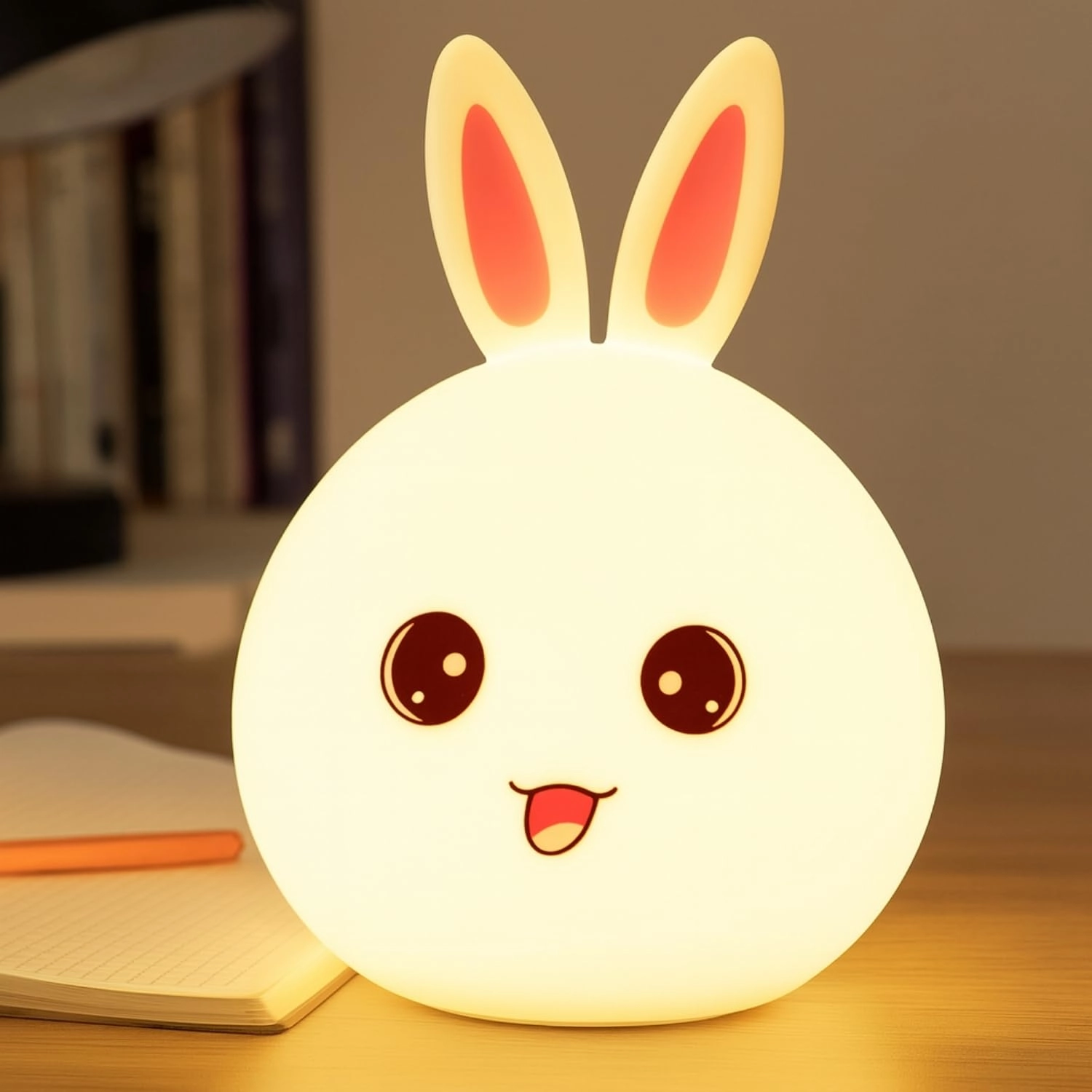 TOYTONIC, TOYTONIC Silicone Rabbit Night Lamp - USB Powered 7-Color Changing