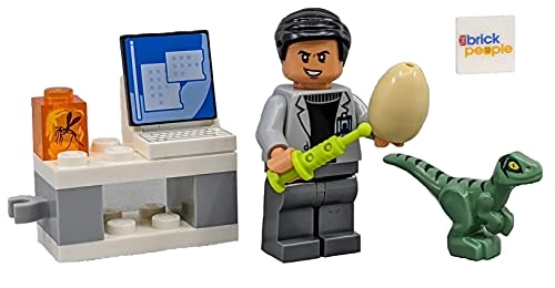 Jurassic World Dr. Wu Laboratory - Baby Dino Amber Resin