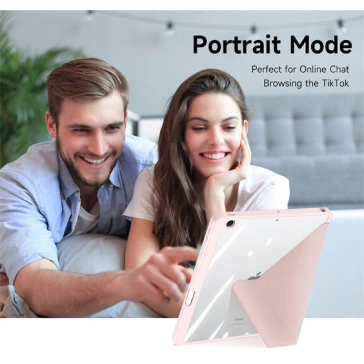 Smart Folio Case with Pencil Holder for iPad 7/8/9 10.2-inch