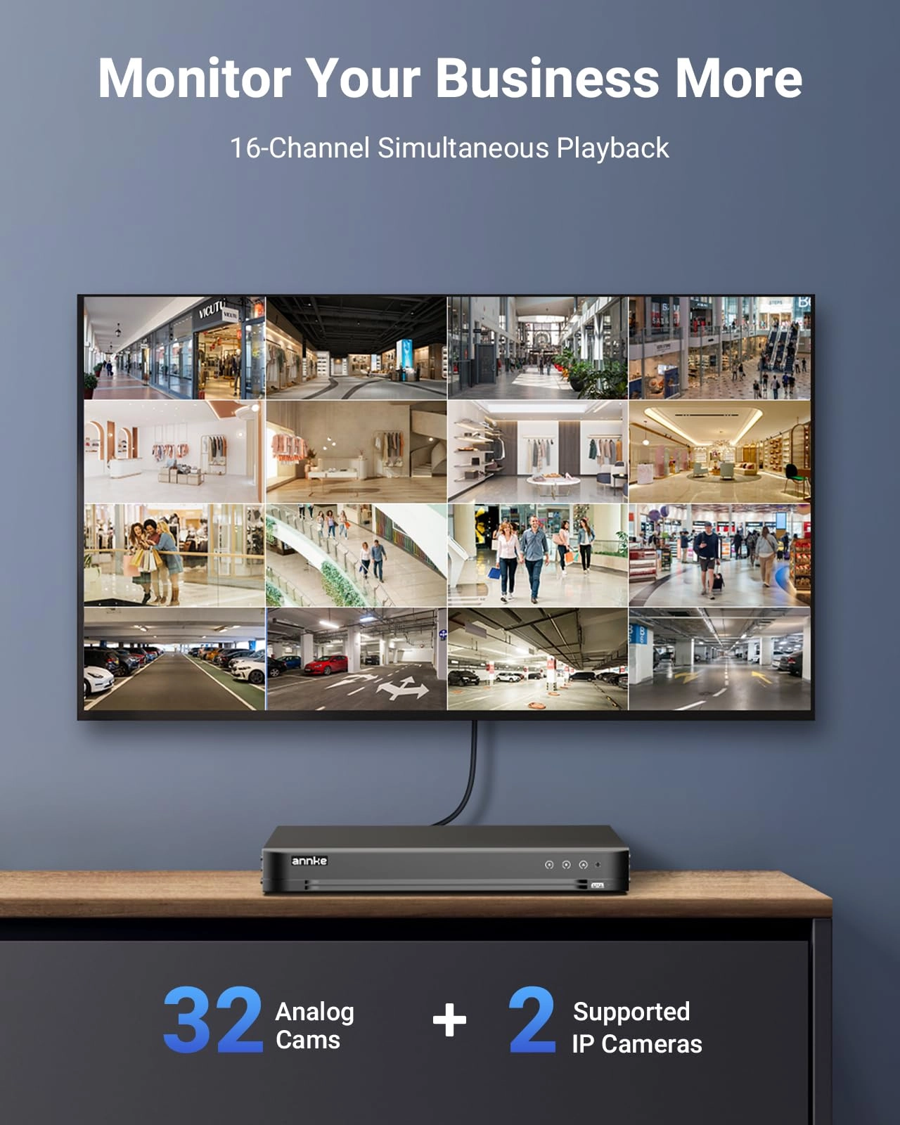 H.265 Pro+ 3K Lite Digital Video Recorder - 20TB 32CH