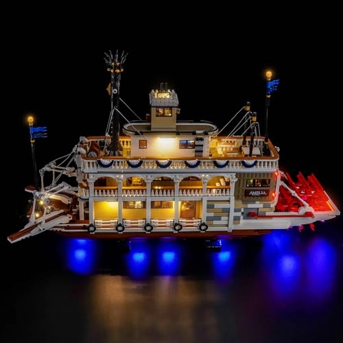 LED Light Set for LEGO River Steamboat 21356 - Copper Line