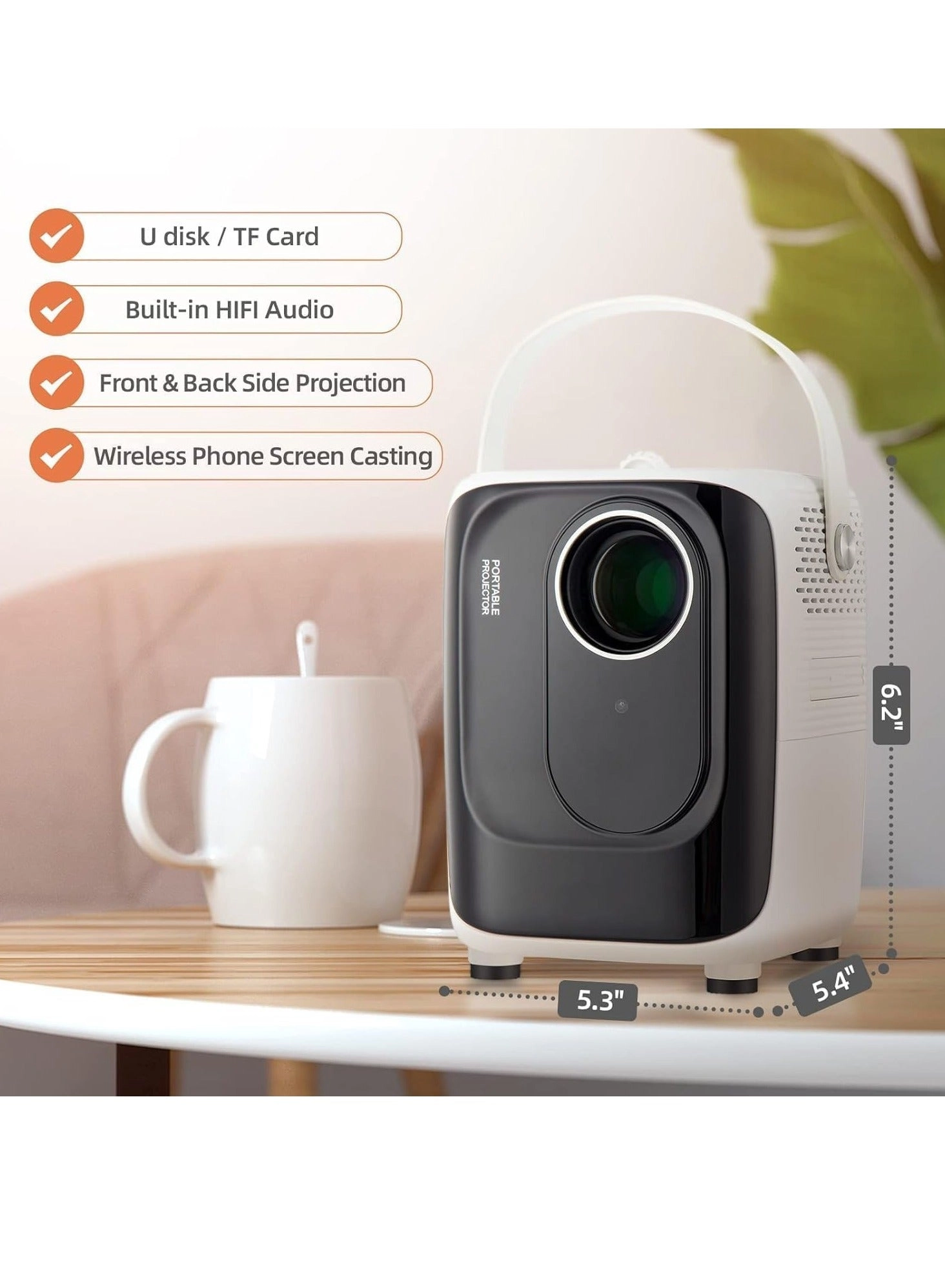 Mini Projector S10 DS434 8000 Lumens