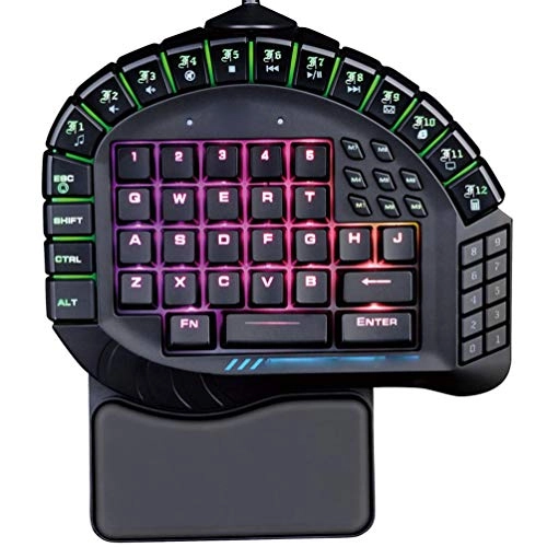 One Handed Mechanical Gaming Keyboard - Wired/Wireless