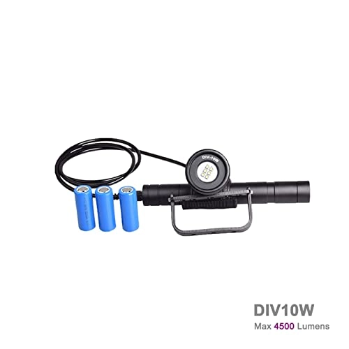 6*XM-L2 U4 Diving Flashlight