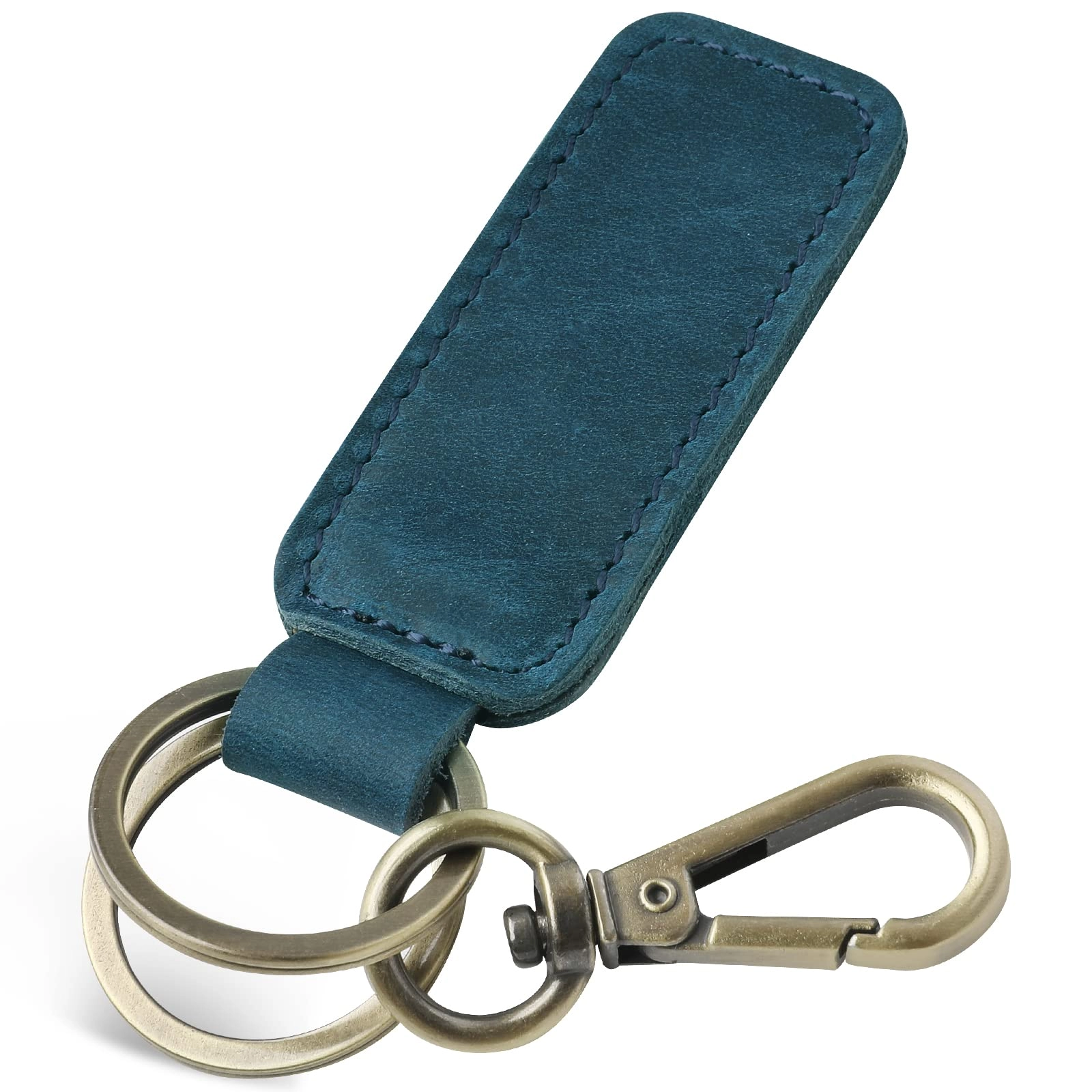 Leather Keychain - Car