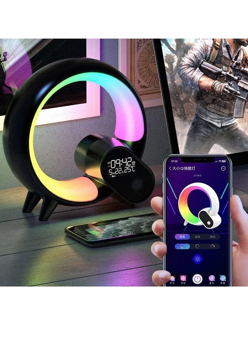 Q Lamp - Wireless Charger RGB Color Changing Dimmable Night Light