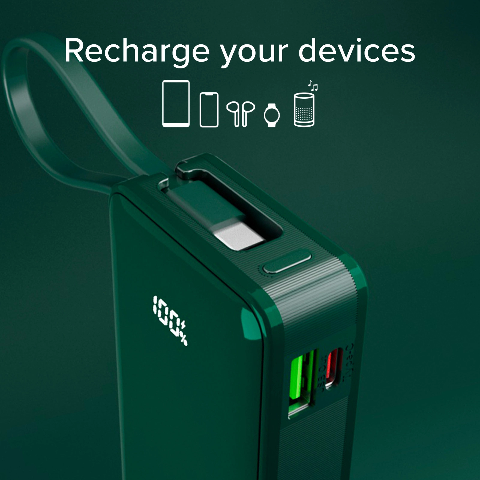 Power Delivery Powerbank - 10000mAh