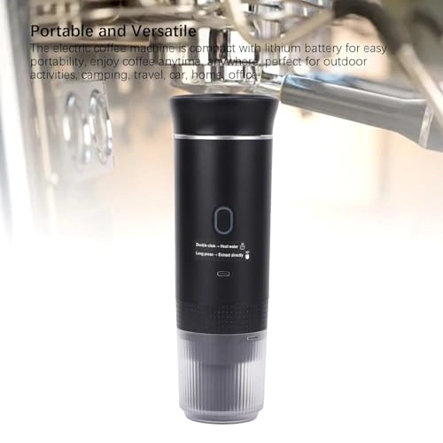 Portable Electric Coffee Maker - 1.2E+2 Milliliters Fit for NES capsules/for DG capsules/for coffee powder box