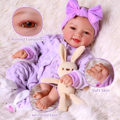 Reborn Baby Doll - Vinyl White Ages 16+