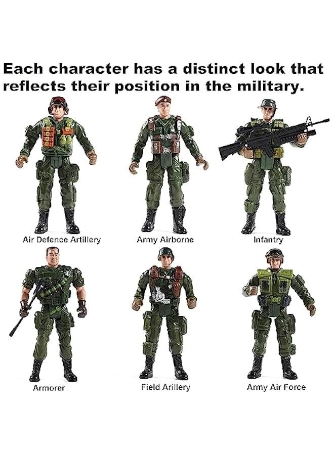 US Army Men + SWAT Team Toy Soldiers 12 pcs