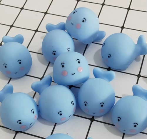 Creative Cartoon Cute Baby Whale - 10PCS Blue