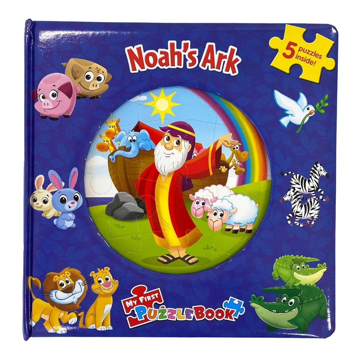 Phidal Noah's Ark My First Puzzle Book - 3 + 9 pieces
