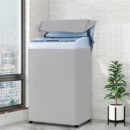 Washing Machine Dryer Cover - L (6.8-8kg) White Lotus