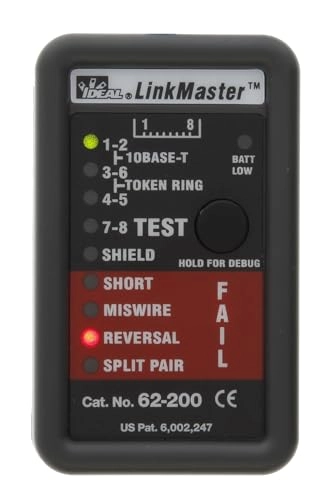 Link Master Tester - UTP & STP Wire Map Tester