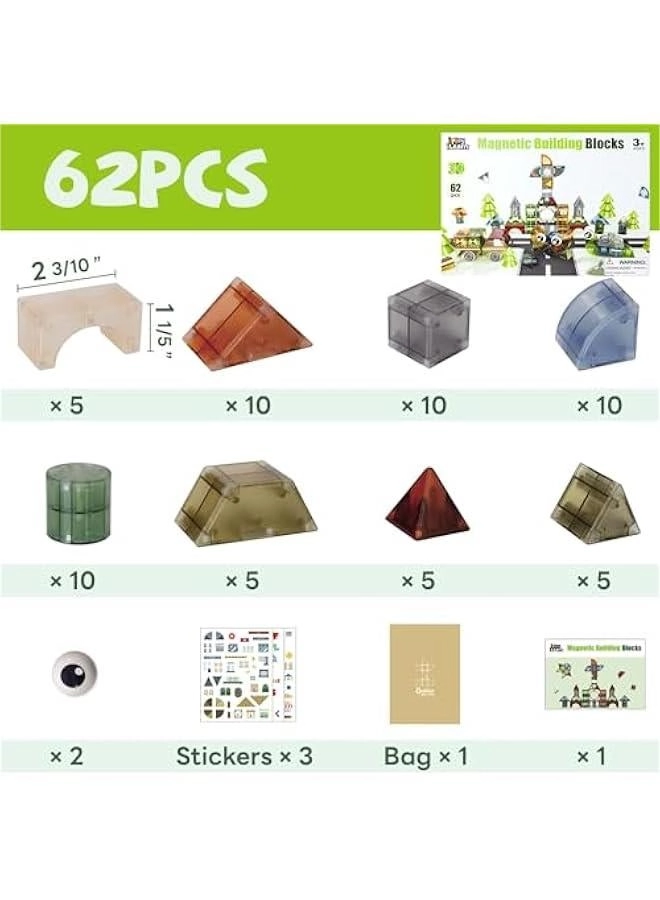 Magnetic Blocks - 62pcs