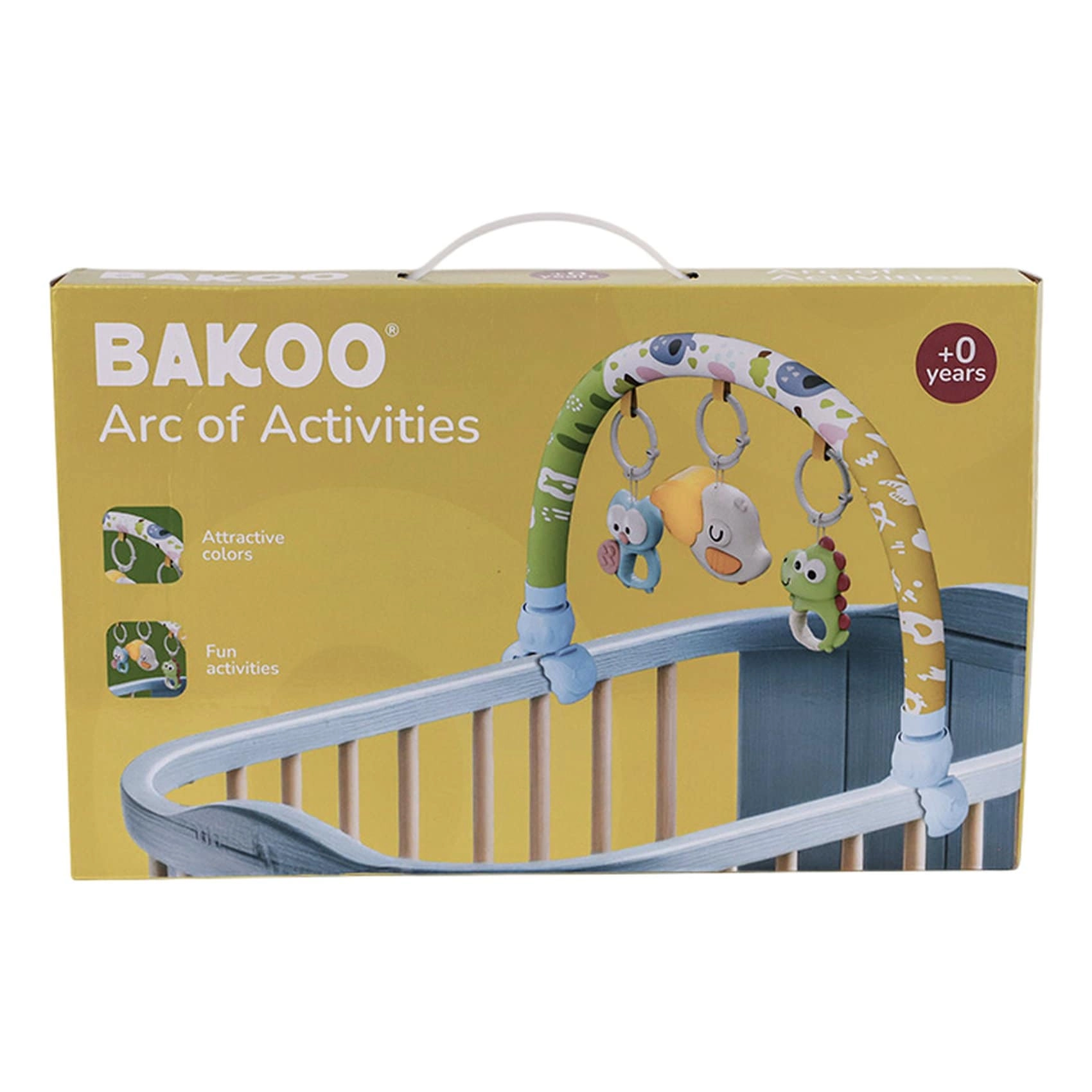 Carrefour Bakoo Baby Shake Bell - vibrant colorful lightweight