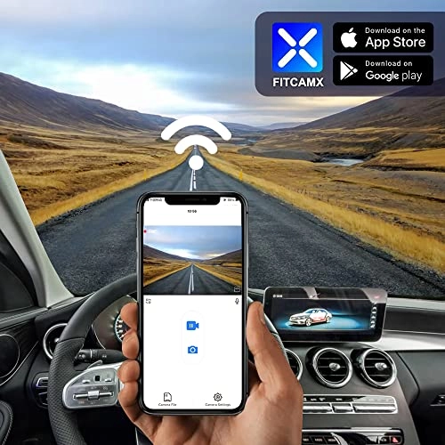 4K Front and Rear Dash Cam - 2160P+1080P