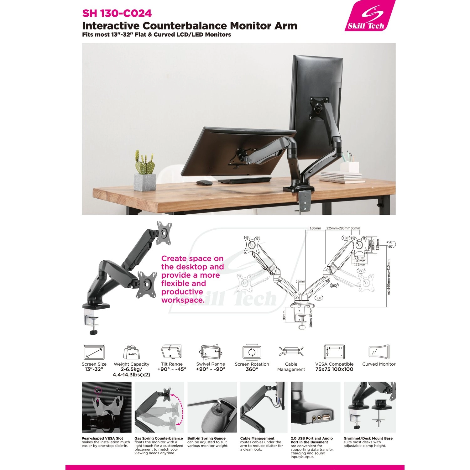 ST-SH 024N - 32 inch 7575,100100