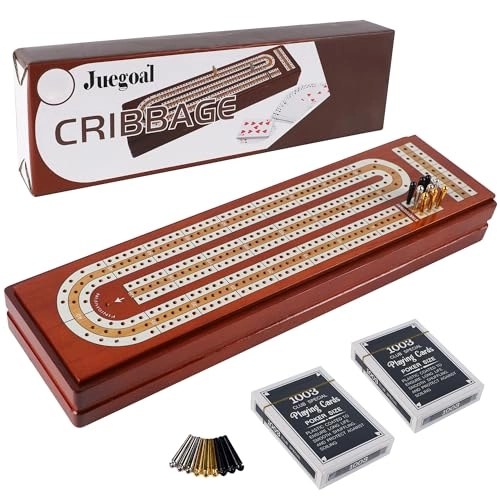Cribbage Board - Solid Wooden 3 Track Set