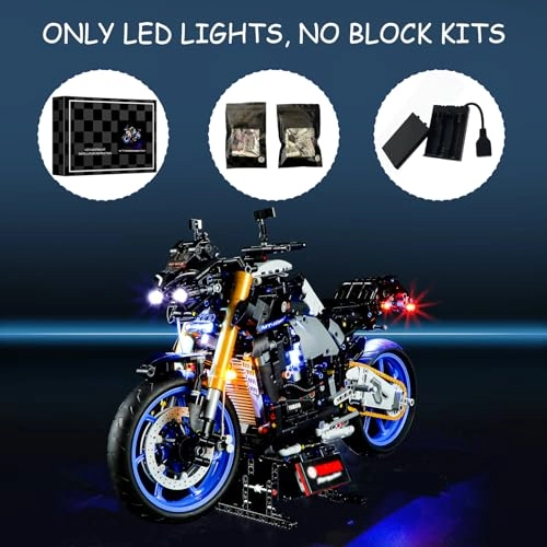 LED Light Kit for LEGO 42159 MT-10 SP Set