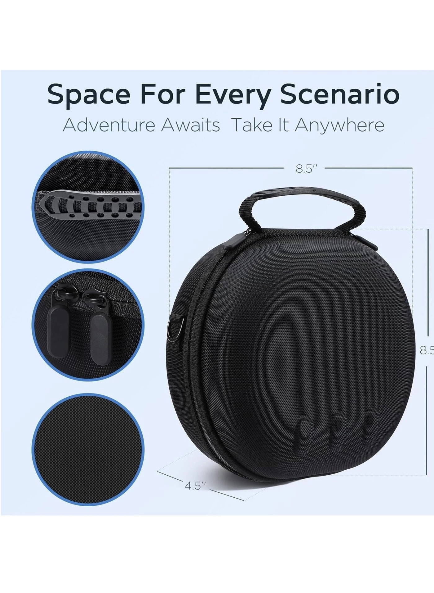 Carrying Case for Meta Quest 3 - Waterproof Large-capacity