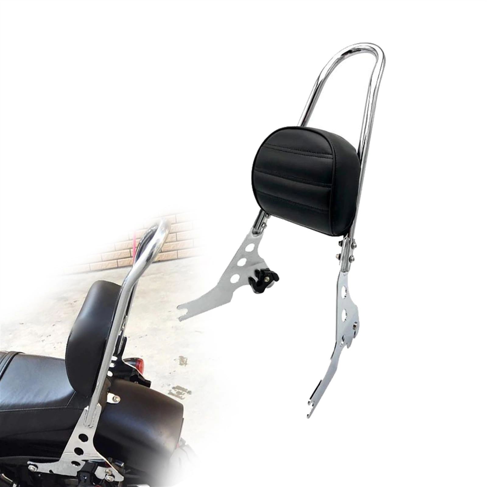 Sissy Bar Passenger Backrest - Harley 1200 Custom XL1200C 2019