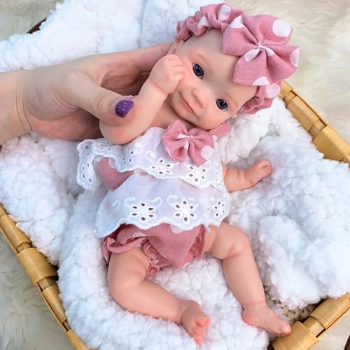 Reborn Baby Doll - 11 Inch Silicone Girl Ages 3+