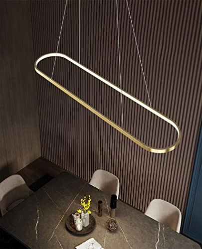 Hanging Dining Table Oval LED Lamp - 200 cm