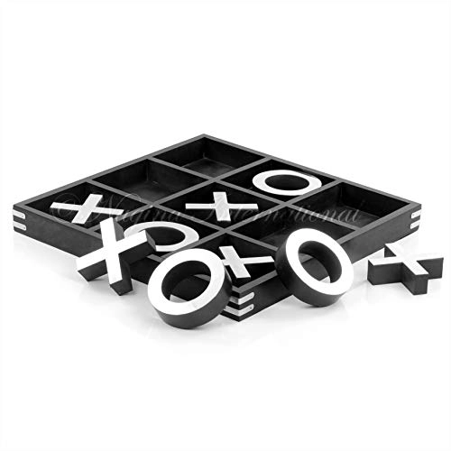 Tic Tac Toe - Mango Wood Black