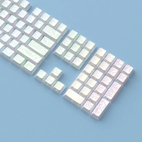 Contour Lines Keycaps - 60% 65% 75% 80% 96% 100%