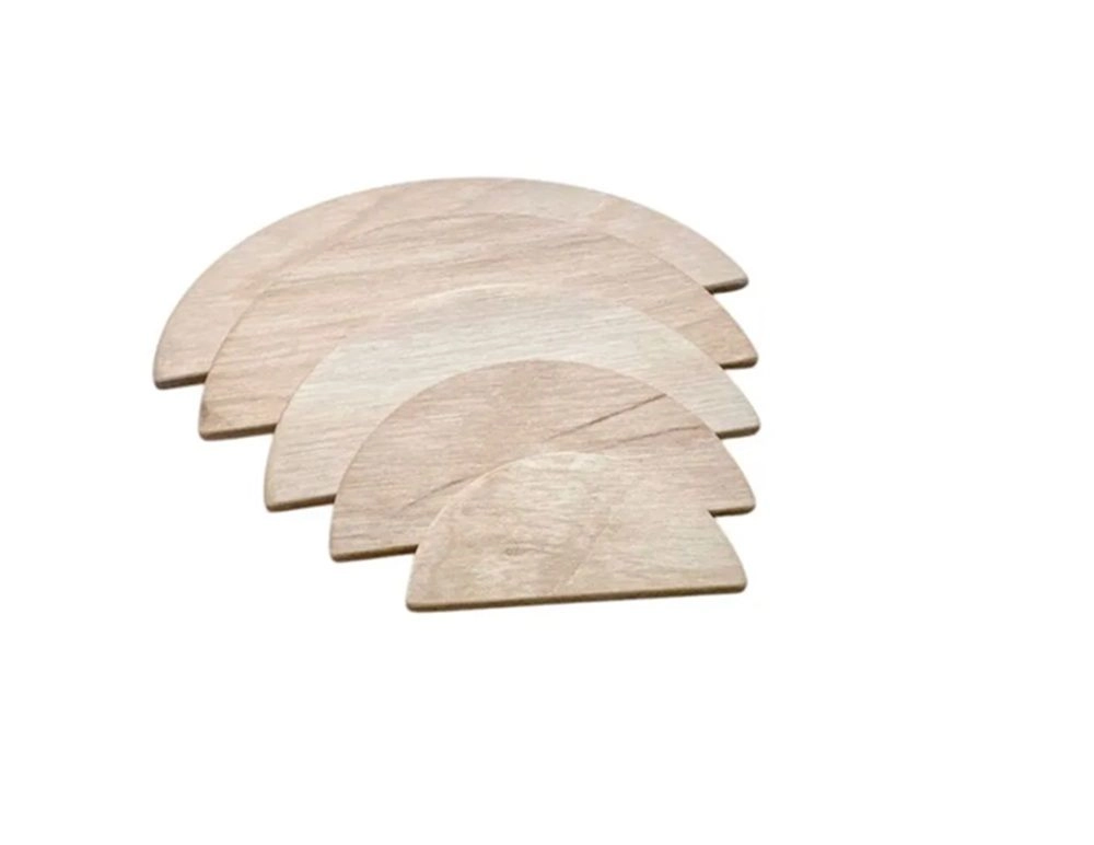 Wooden Grading Semicircles - Suitable for 2 years and above 5 pieces