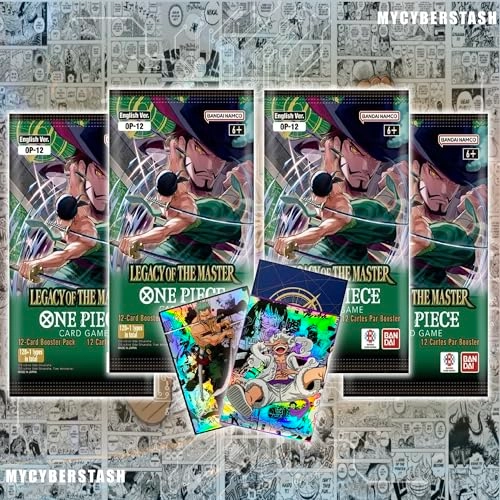 Legacy of the Master OP-12 Booster Pack - 4pcs + Holographic Sleeves