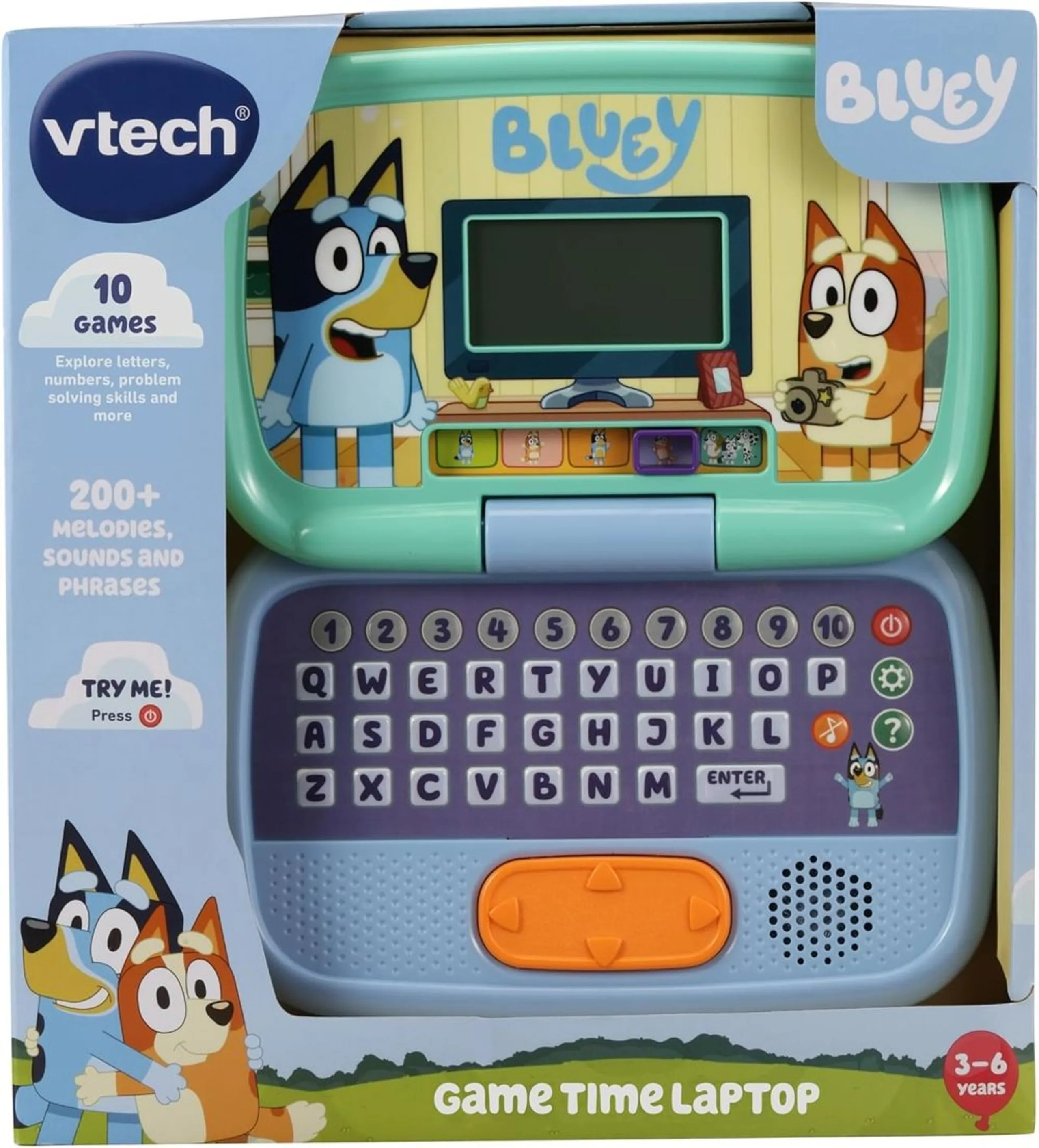 Vtech Bluey Game Time Laptop - 3 years+