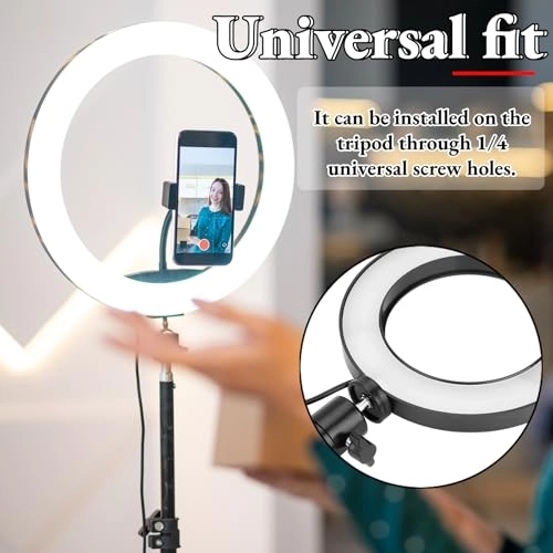 Ring Light Kit - 6 Inch 10 Levels Dimmable USB