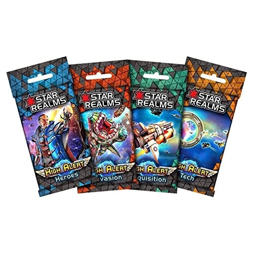 Star Realms: High Alert: Heroes + Star Realms: High Alert: Invasion + Star Realms: High Alert: Requisition + Star Realms: High Alert: Tech