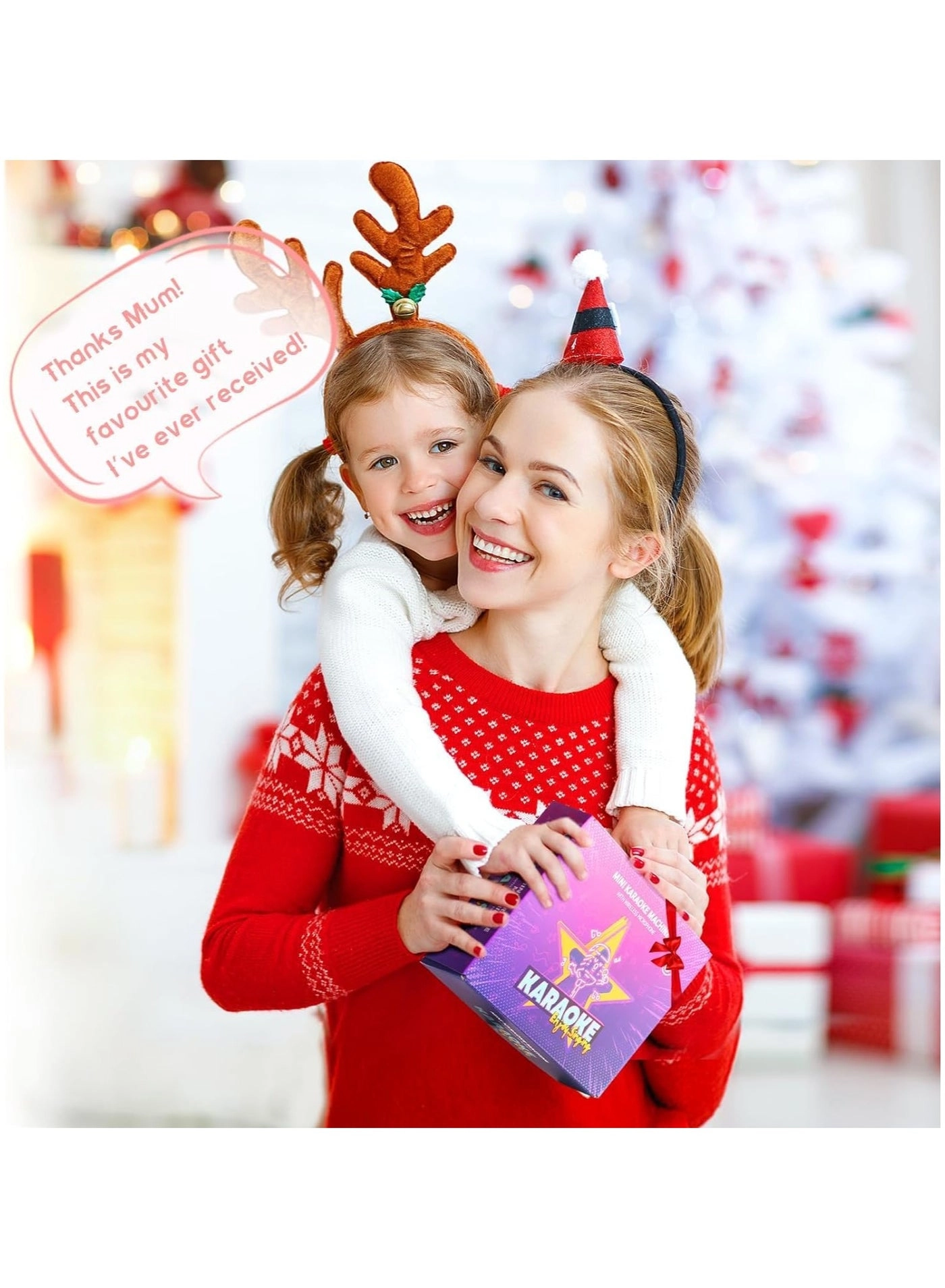 Bluetooth Karaoke Speaker - two wireless microphones