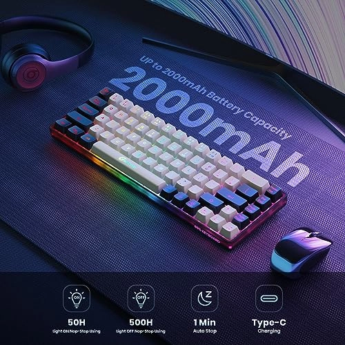 Wireless Gaming Keyboard-KB - 2.4G Wireless