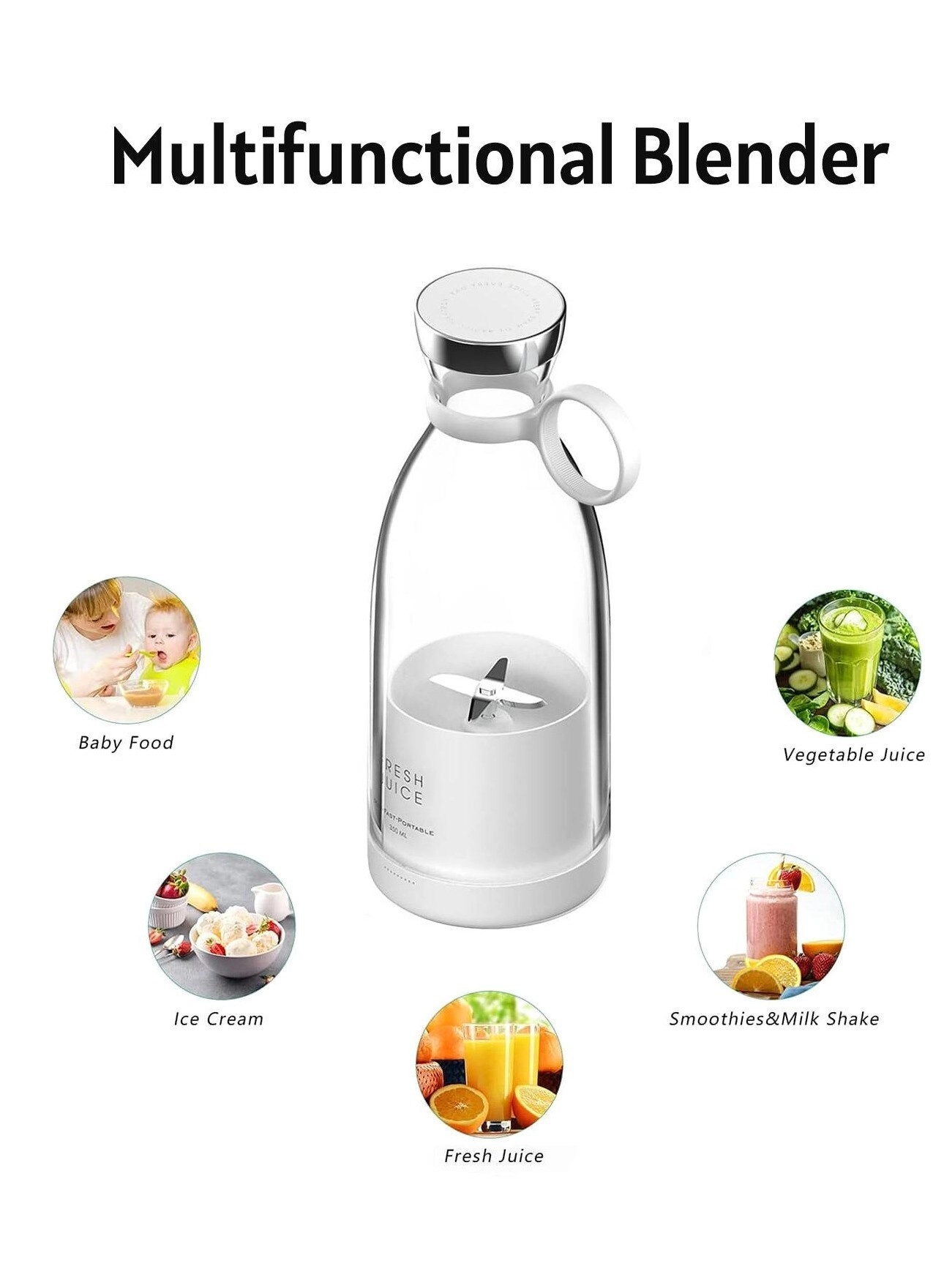 Portable Mini Fast Blender - 3W