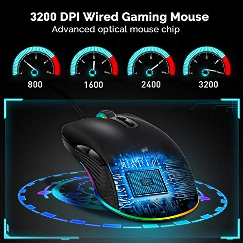 USB C Gaming Mouse - Wired