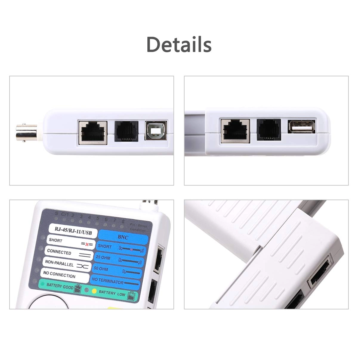 SC-8108 - Cat5 RJ45 STP UTP LAN Phone Coaxial Digital