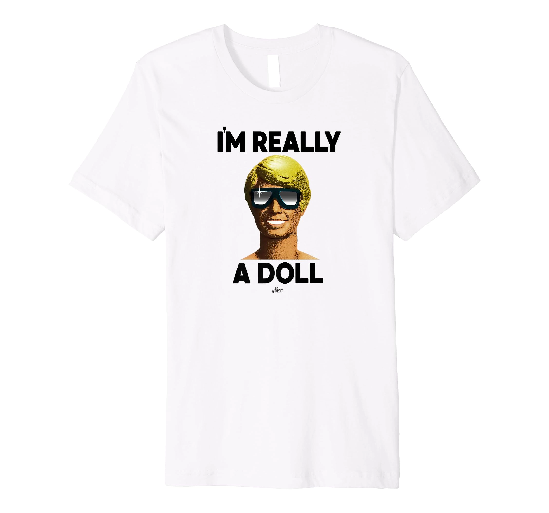 Barbie Ken I'm Really A Doll Premium T-Shirt - Printed Adult male