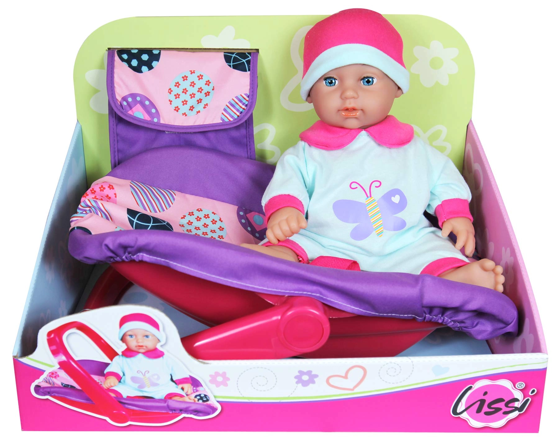 Lissi Baby Doll in Car Seat - 11" Bag Ages 24+