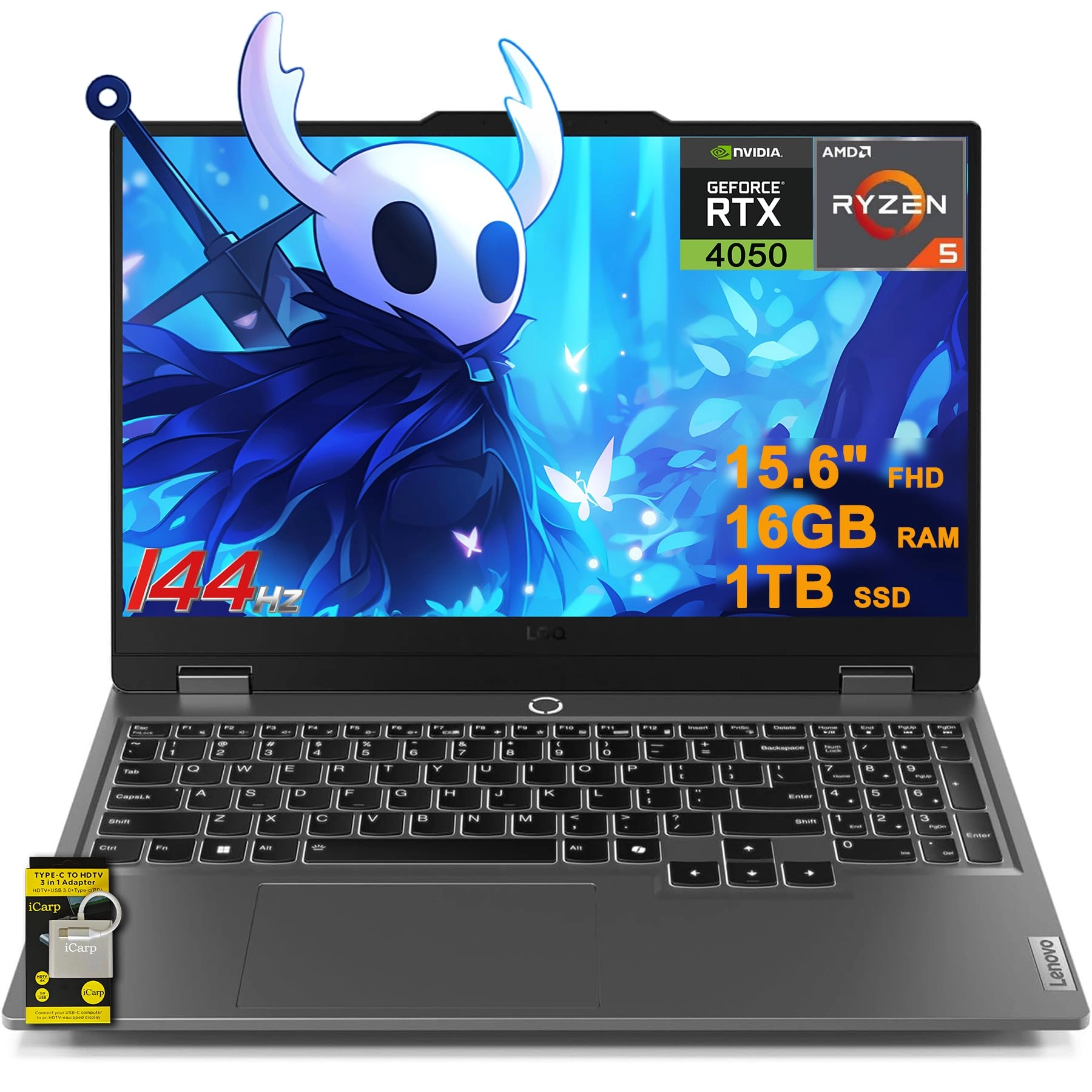 Lenovo LOQ 15ARP9 - 15.6'' Ryzen 5 7235HS 16GB DDR5 1TB SSD