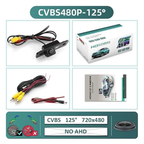 Wide View Vehicle Back up Camera - Night Vision Wire 1920x1080P