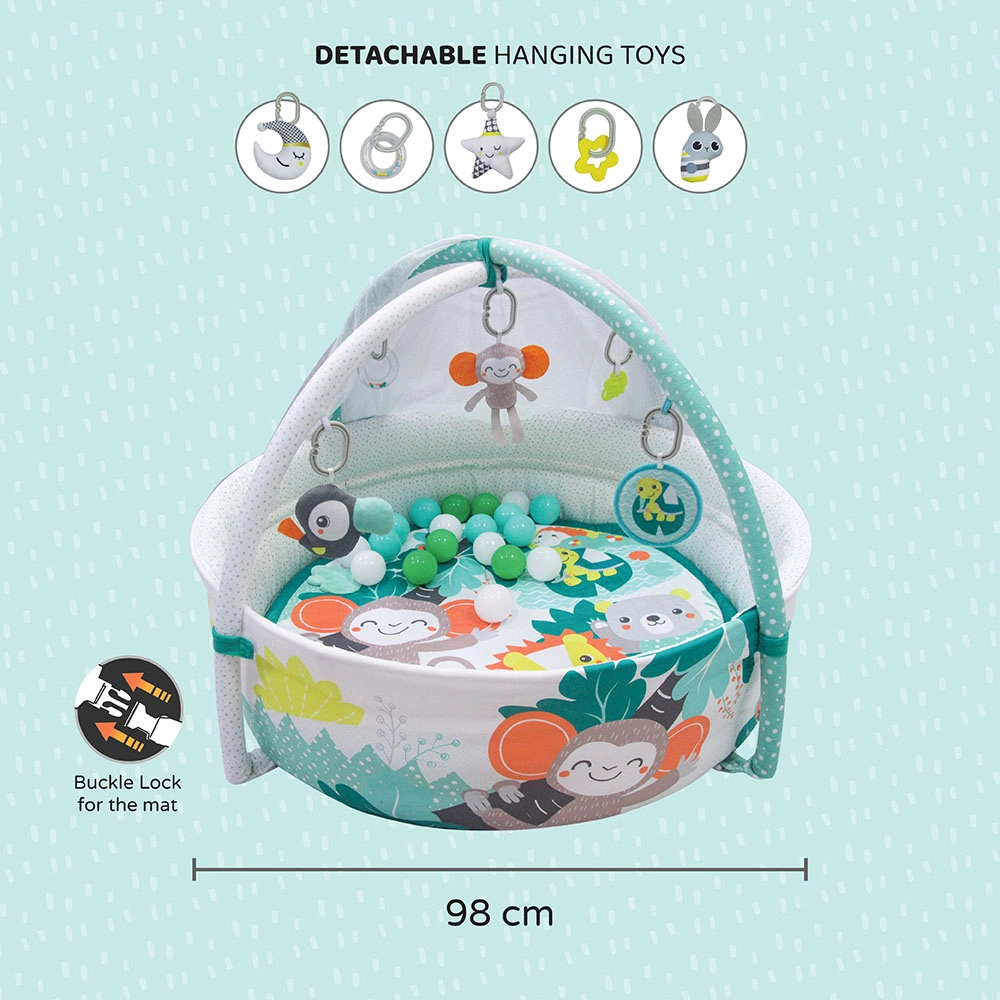 Jungle Friends Baby Pool Mat - 0 month & above