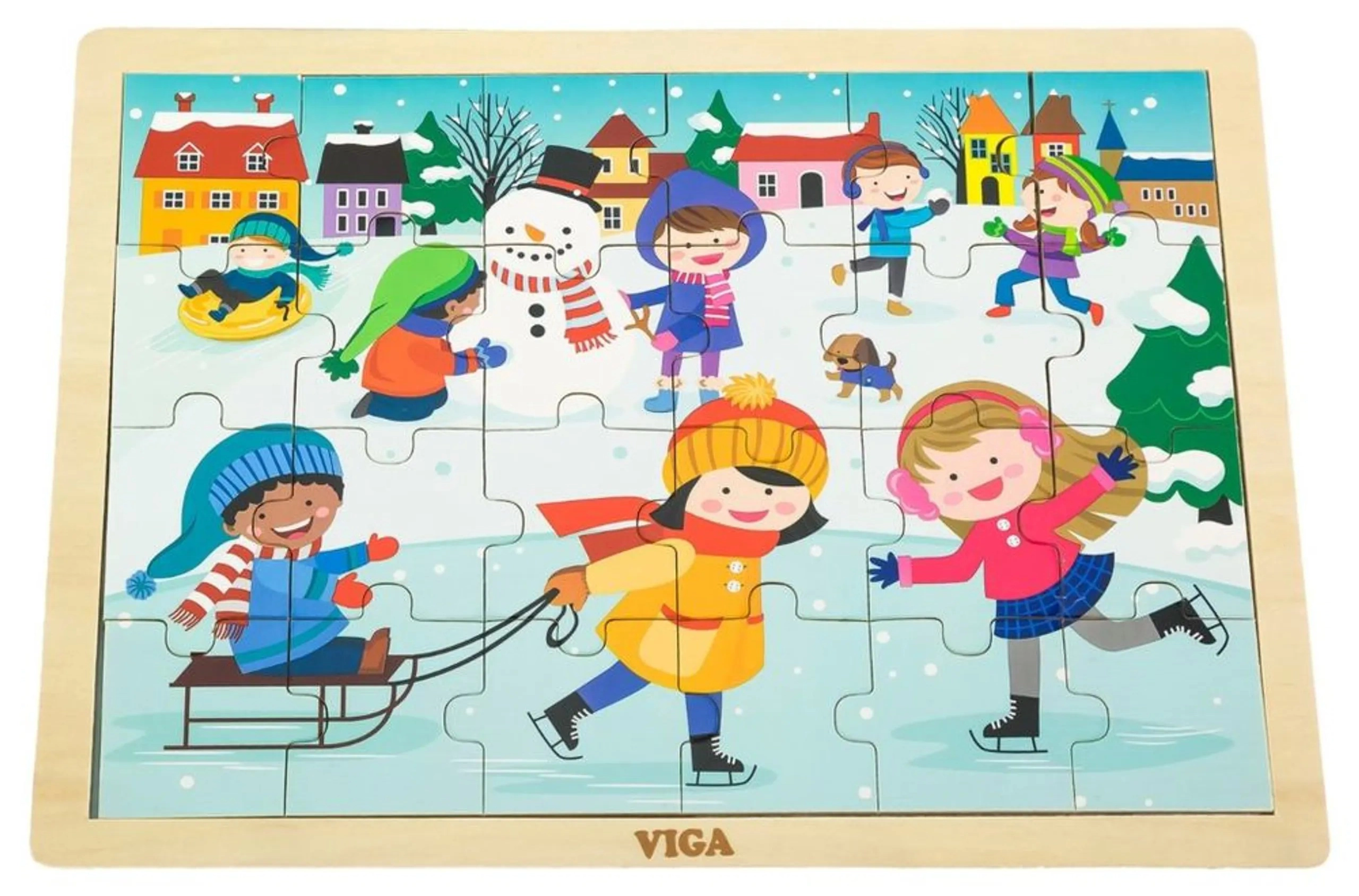 VIGA Winter Puzzle (SW-51272) - 24 pcs