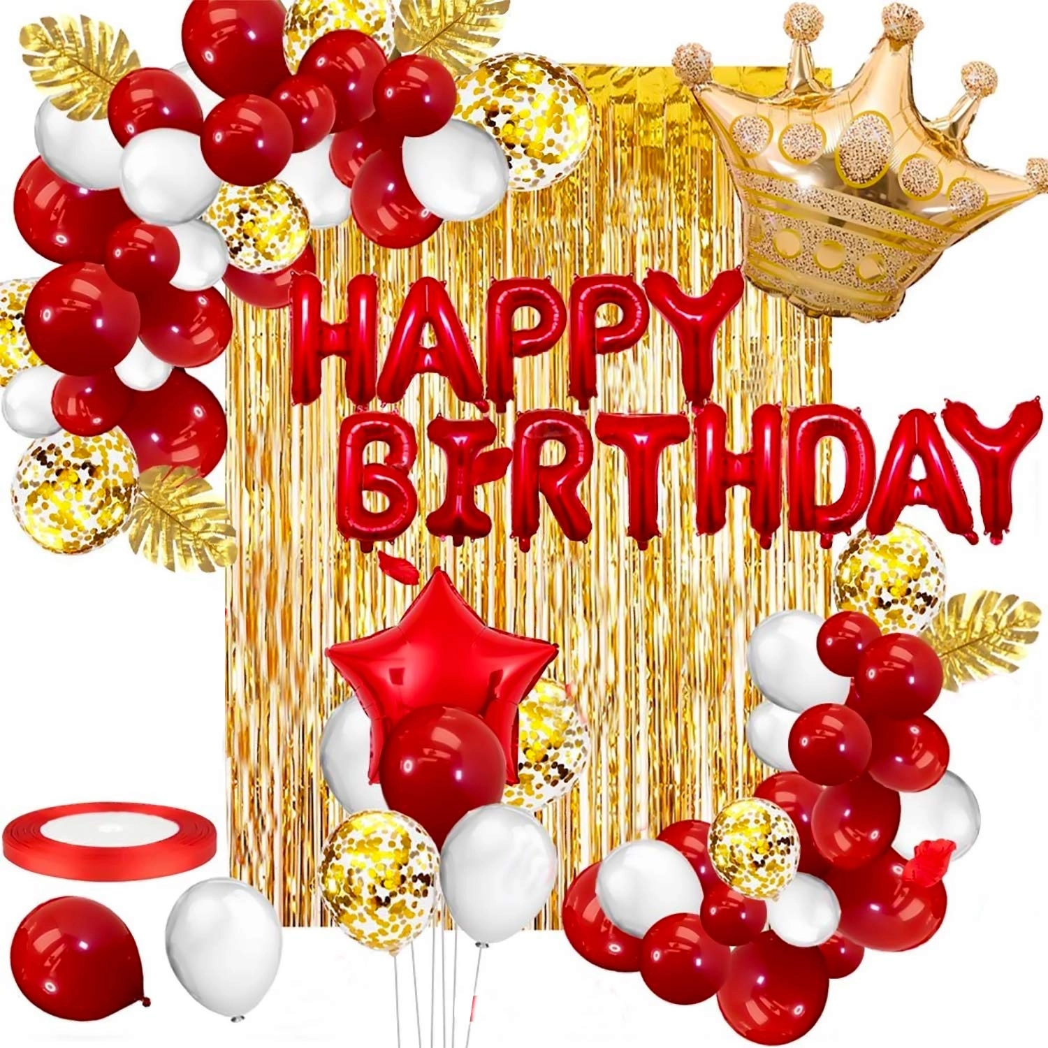 Party Propz Birthday Decorations Kit - 48 Pcs Birthday