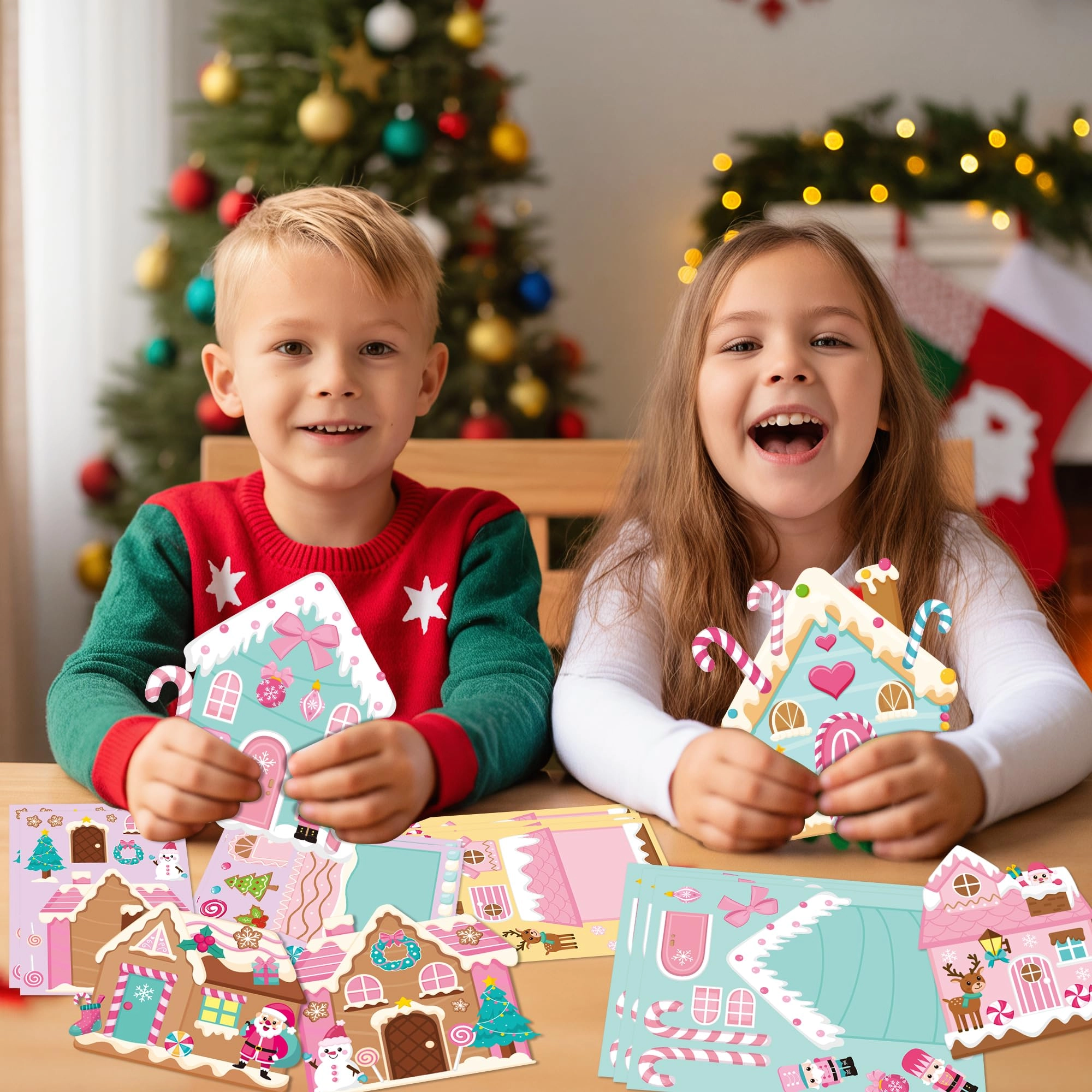 Gingerbread House Stickers - 40 piece(s)