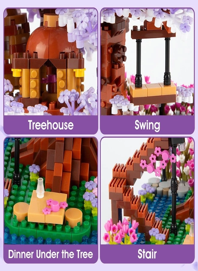 Cherry Blossom Bonsai Tree - Micro Building Set