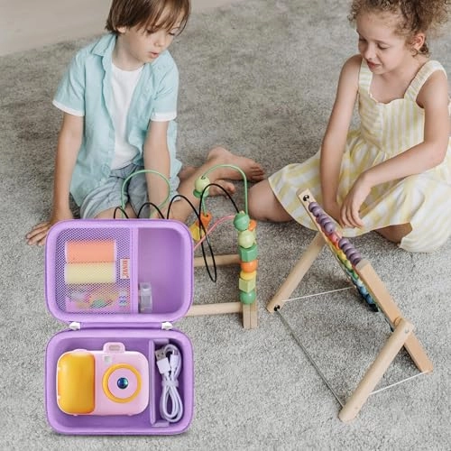 Carrying Case - 14.75 x 12.09 x 9.27 cm Compatible with ESOXOFFORE / GKTZ / WEEFUN / Eveedo / Anchioo / YTETCN